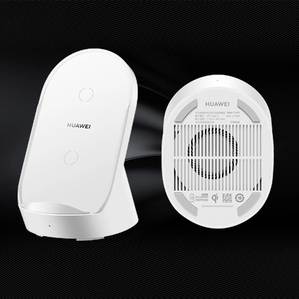 شاحن هواوي لاسلكي 50 وات CP62R شحن ممتاز لهاتف هواوي ميت 40 برو ميت 30 برو P40 برو آيفون سامسونج الأصلي هواوي CP62 R