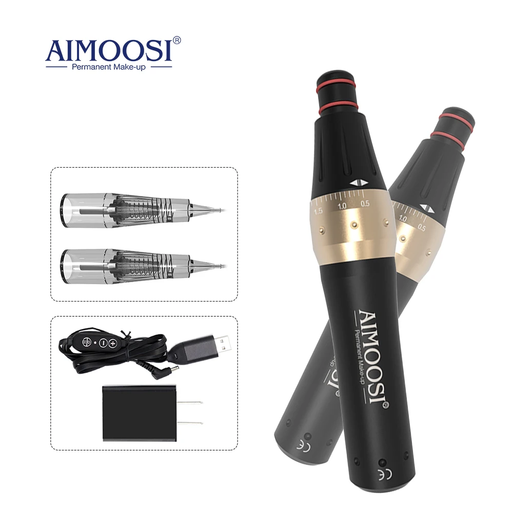 

Профессиональная тату-машинка AIMOOSI M7, микроблейдинг, пистолет для тела, бровей, губ, PMU, игла для перманентного макияжа
