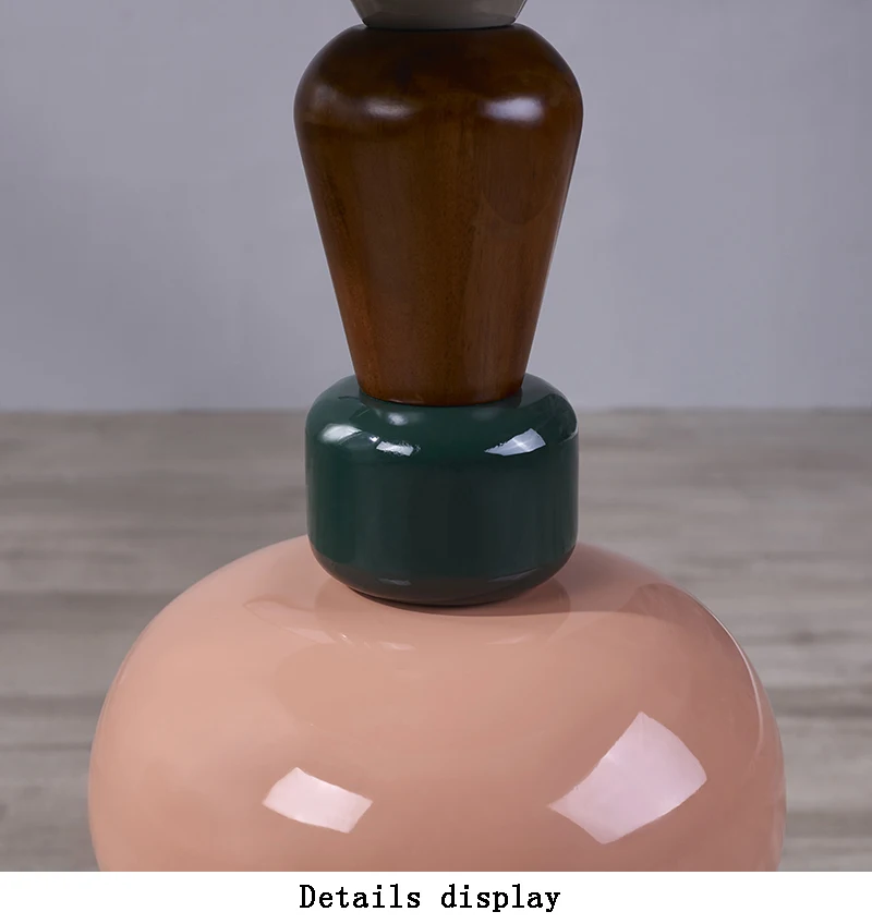 Nordische Möbel, Teetische mit Geometrie, Wohnzimmer-Sofa-Beistelltisch, Zuckerkürbis-Couchtisch, Nachttisch, runder Schreibtisch, individuell gestaltet – Detail 15