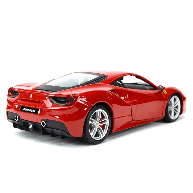 Bburago 1:24 Ferrari 488 GTB Sports Car Static Die Cast Vehicles Collectible Model Car Toys