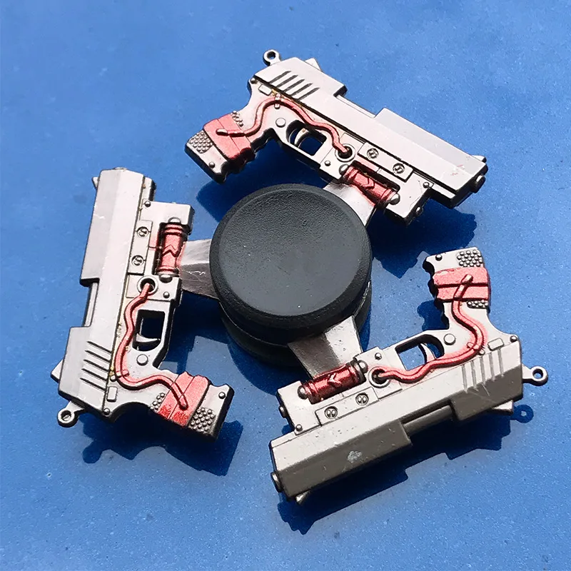 PUBG AWM M4A1 Handspinner-Pistole aus Zinklegierung, Metall-Fidget-Spinner, King of Glory Serie, Spinner für Erwachsene, Stressabbau-Spielzeug – Detail 10