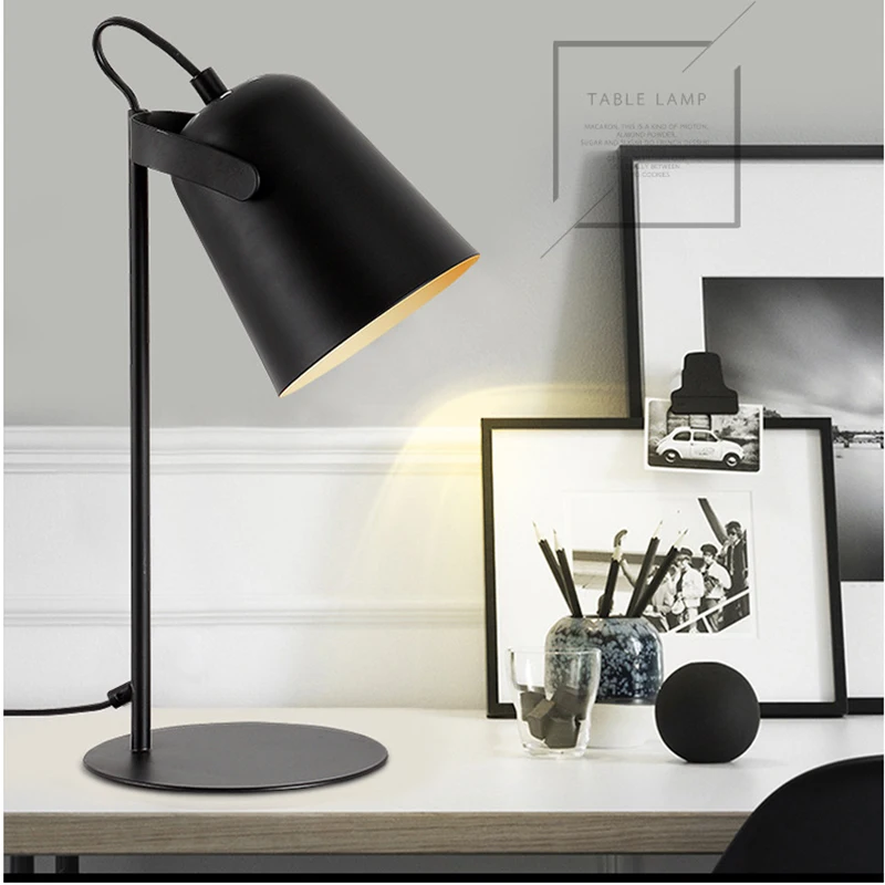 

Modern bedroom LED Lanps office night light study reading protection table lamp home decoration wrought iron lighting wholes