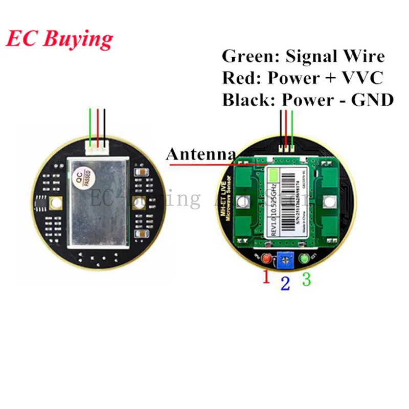 HB100 Microwave Doppler Radar Sensor CDM324 10.525GHz 24G Induction Switch Module For Arduino Wireless Motion Detector RCWL-0516