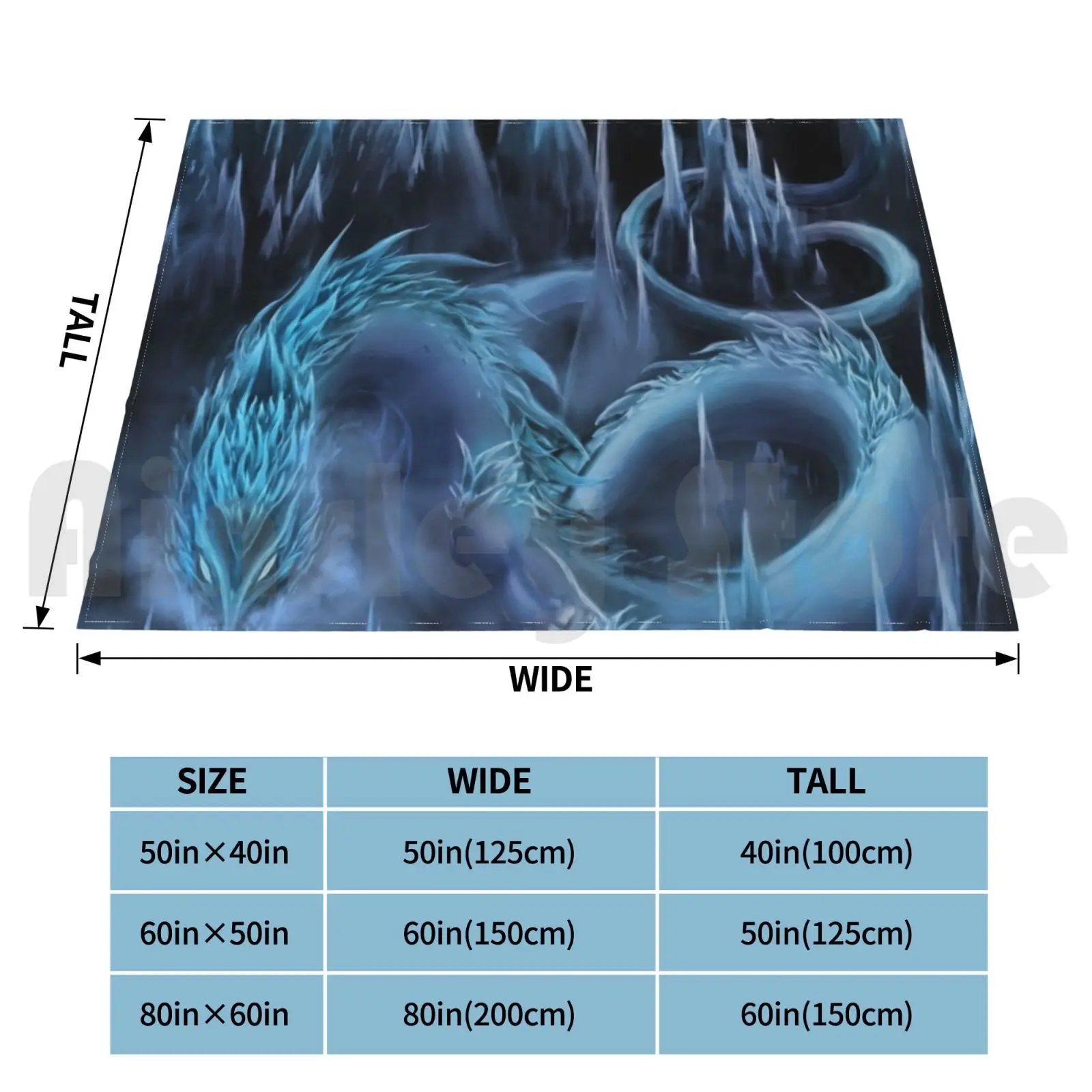 Jormag Guild Wars 2 Blanket Fashion Custom Awakening Manga Anime Geek Magic Fantasy Hot Devil Radian