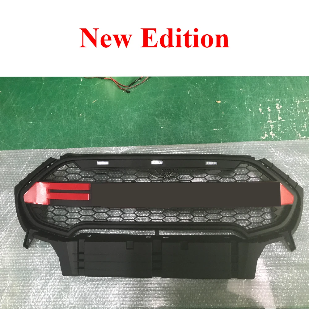 Modified For Ecosport Front Grill For Ecosport 2017 2018 2019 Front Racing Grille Upper Bumper Grilles Auto Grille Cover Grills