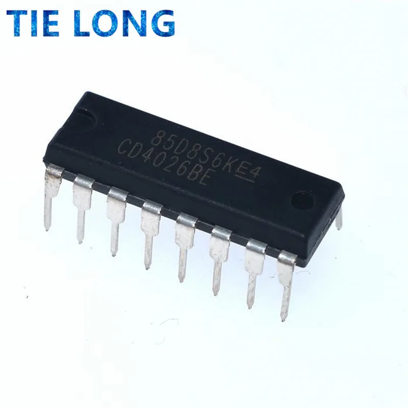 10 piezas CD4026BE CD4026 4026BE 4026 DIP16 IC