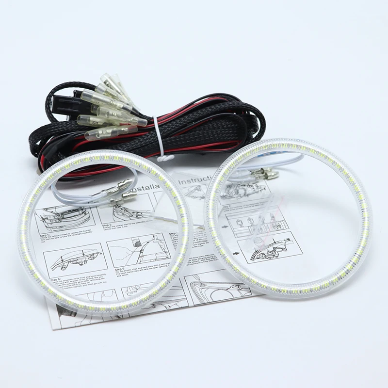 For Mercedes-Benz e class w211 E200 E220 E270 E280 E320 E420 CDI 2003-09 Ultra bright SMD white LED angel eyes ring kit