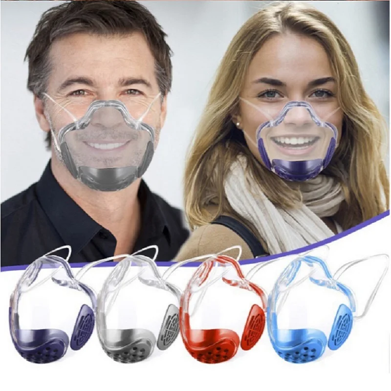 Kitchen Faceshield Transparent Mask Face Shield Durable Shield Mask For Face Protective Reusable Mouth Mask Protective Tools