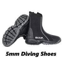 TaoBo 5MM ZCCO Dive Boots Wetsuit Neoprene Boots With Side Zipper Men Women Spearfishing Kyaking Snorkeling Surfing Shoes