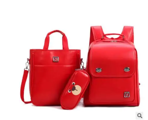 Japan School Backpack for girls kid Orthopedic backpack book bag Children PU Japanese School backpack Kids school backpack Bags