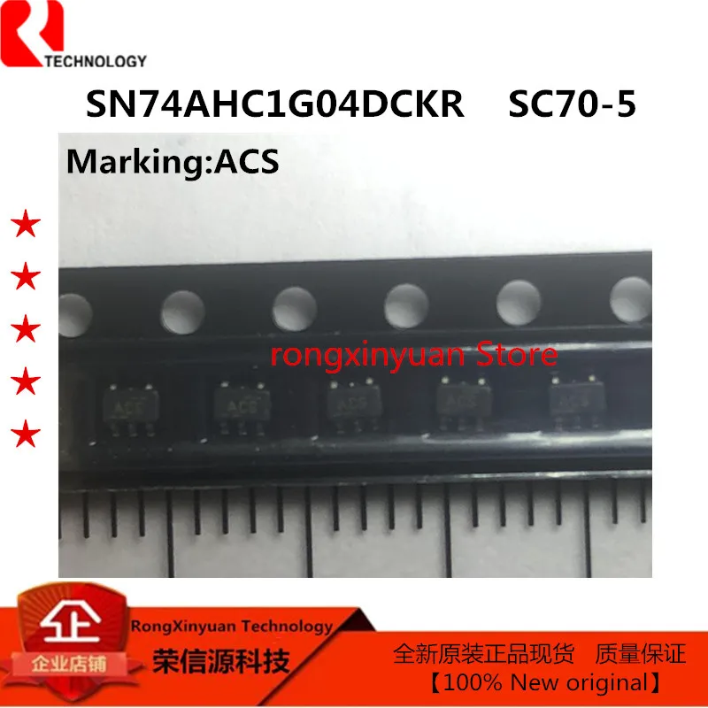 20Pcs SN74AHC1G04DCKR Marking: ACS AC SN74AHC1G04DCKT SC70-5 SN74AHC1G04DCK  SN74AHC1G04 SINGLE INVERTER GATE 100% New Original