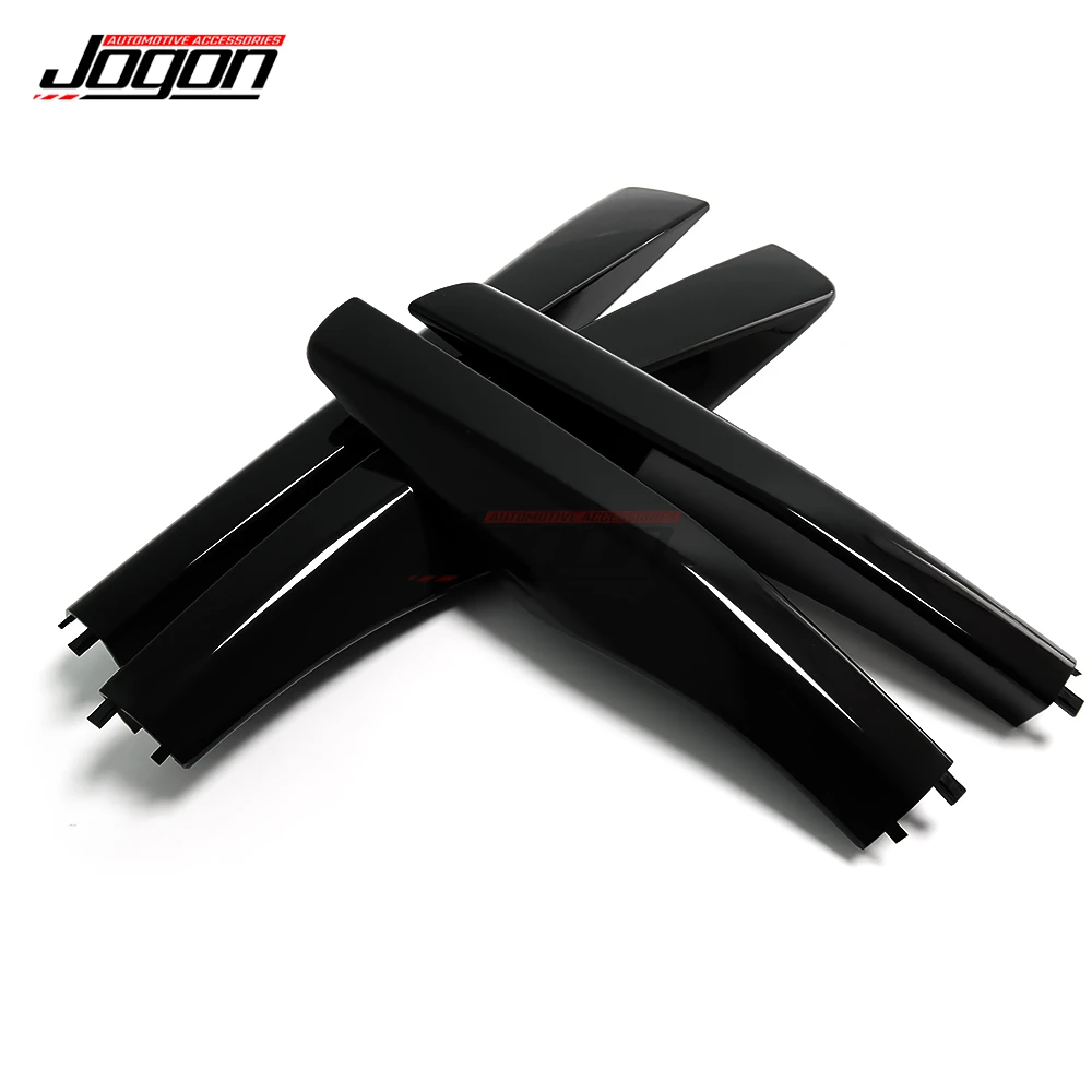 Black ABS Roof Rack Bar Rail End Protection Cover Shell 4PCS For Lexus RX350 RX400h RX330 2003 2004 2005 2006 2007 2008 2009