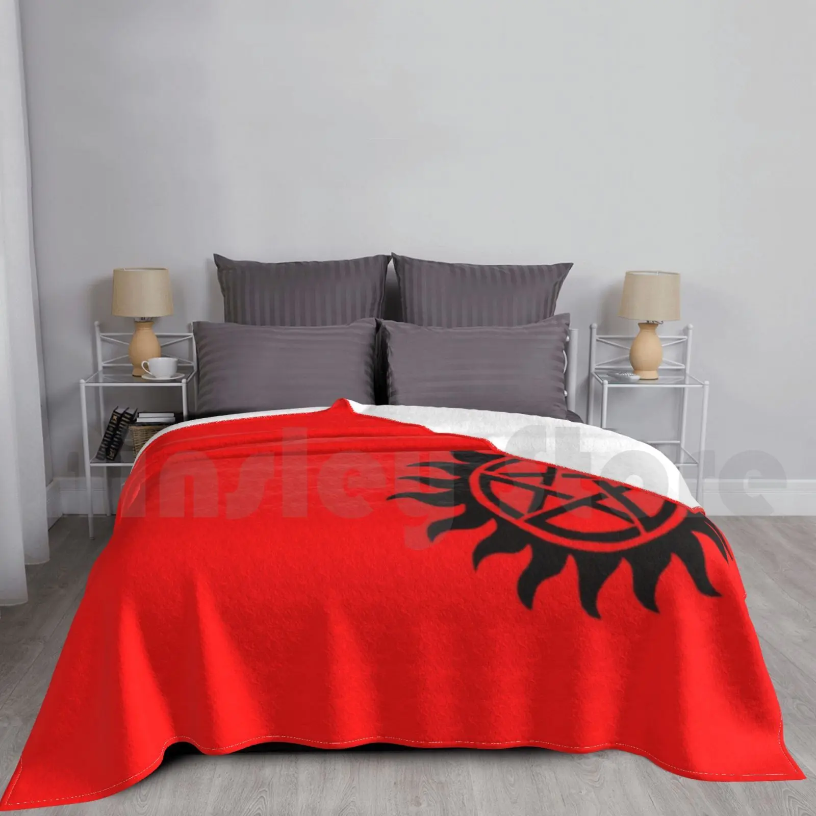 Supernatural Anti-Possession Blanket Super Soft Warm Light Thin Supernatural Anti Possession Devil Spn