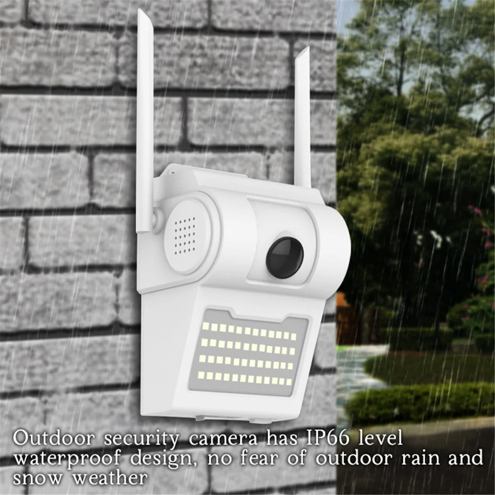 2MP 1080P Courtyard Wall Lamp IP Camera Outdoor Water-proof Full Color Auto Tracking Home Security CCTV Monitor