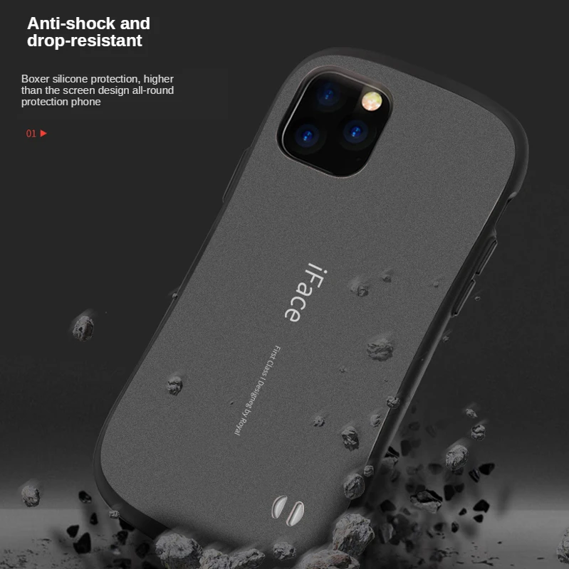 iface small waist Anti-fall phone case for iPhone 16 15 14 13 12 11 Pro Max X XR XS 14Pro Couple 6 7 8 plus se2 Matte Back cover