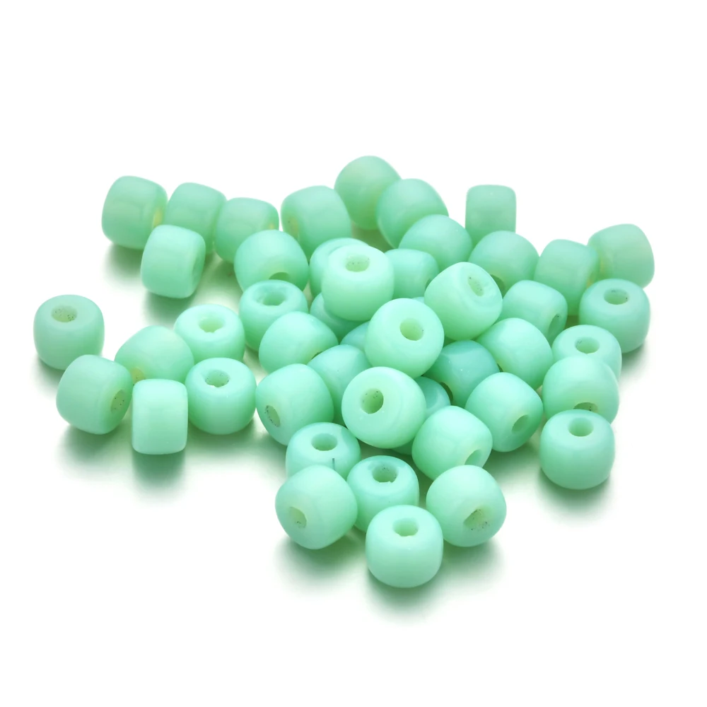 10 Stks/partijen Set Regenboog Kleur Glas Stone Kralen Drum Kraal Diy Armbanden Kettingen Voor Vrouwen Meisje Familie Geschenken Maken Sieraden