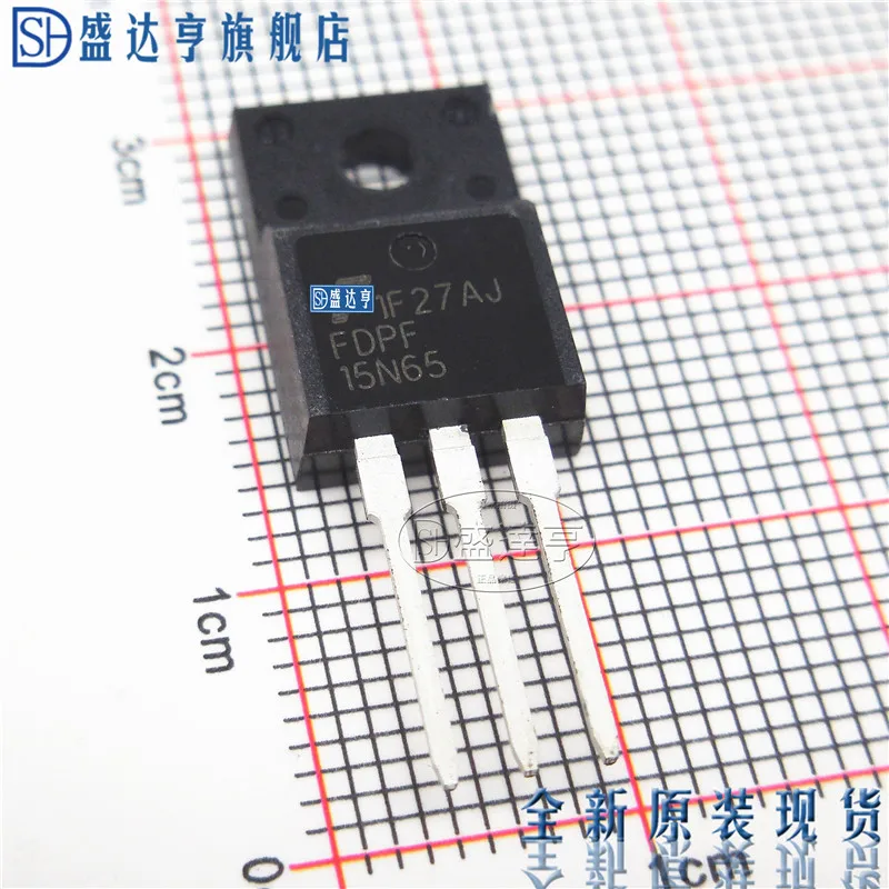 10Pcs/Lot FDPF15N65 15A 650V TO220F DIP MOSFET Transistor   NEW Original In Stock