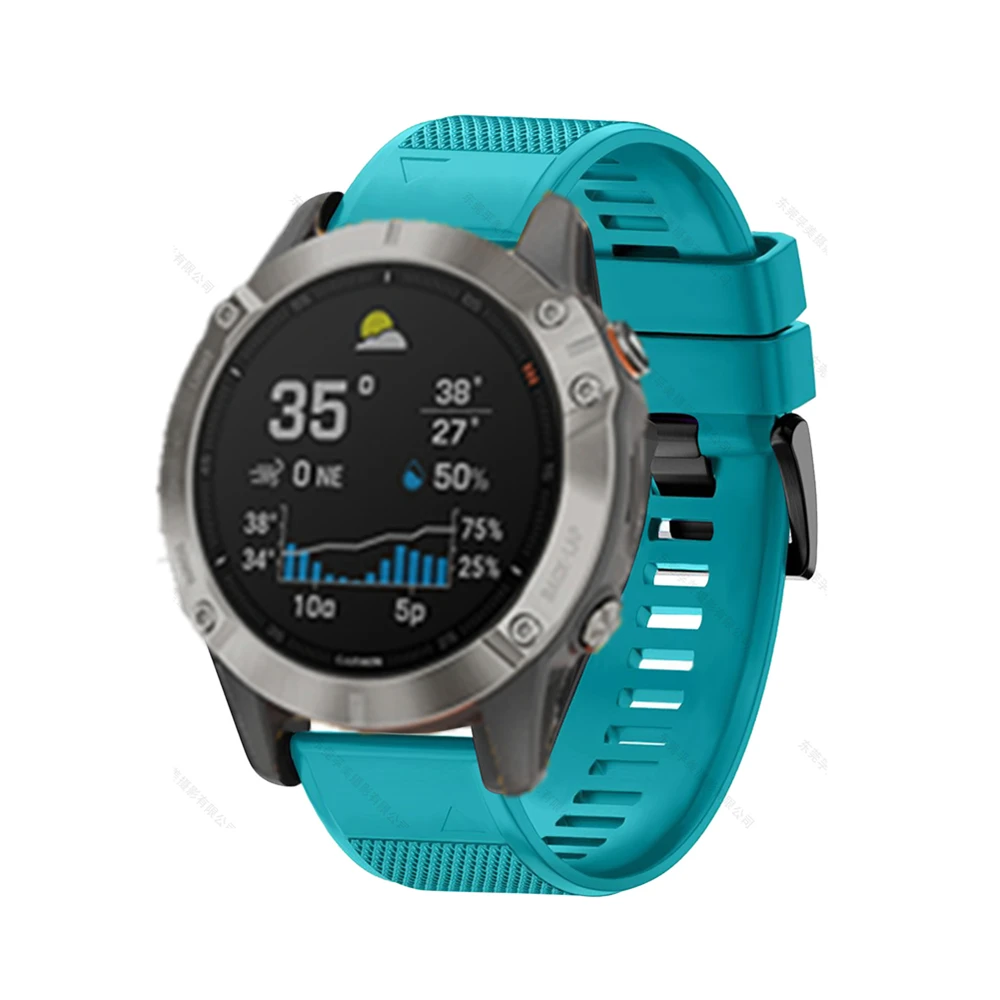 Silicone Soft Bracelet Band Straps For Garmin Fenix 5 5S 5X 6X 6S 6 3 3HR Forerunner 945 935 Watch Quick Release Easyfit Correa