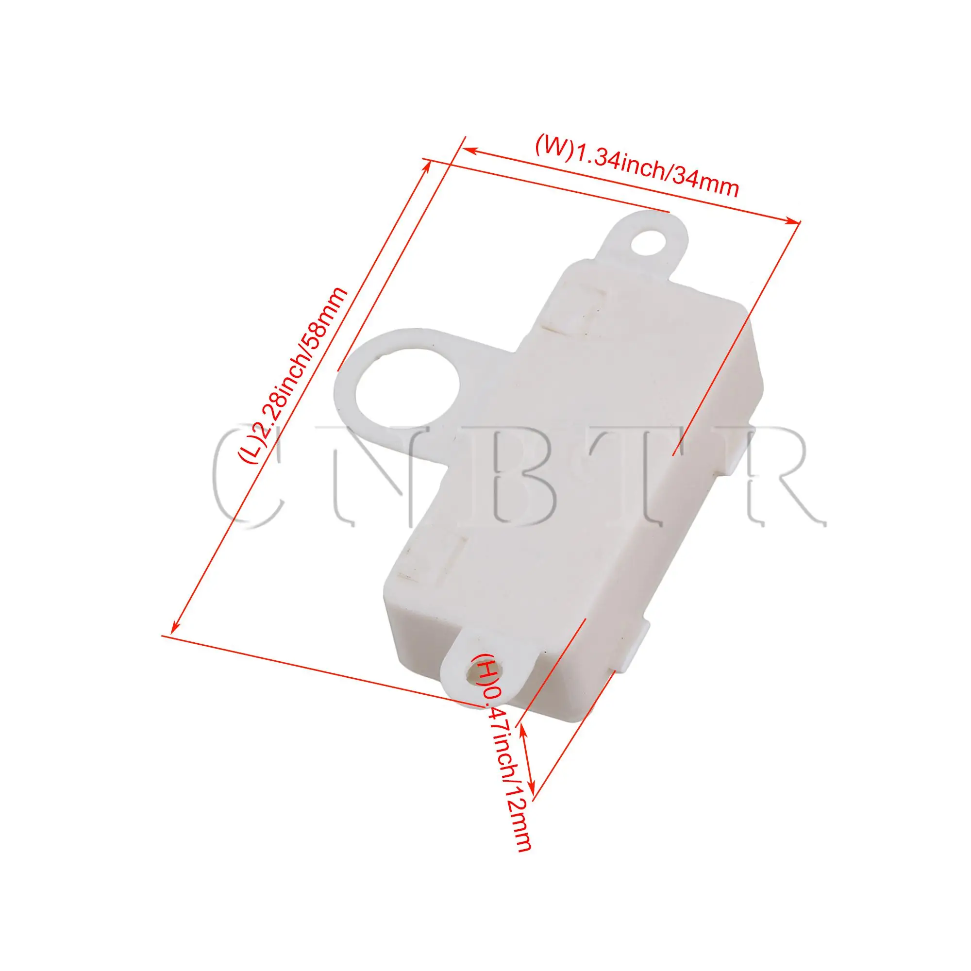 CNBTR 8pcs Chandelier Beige Mini Wire Junction Box with T06-MM02P Terminal