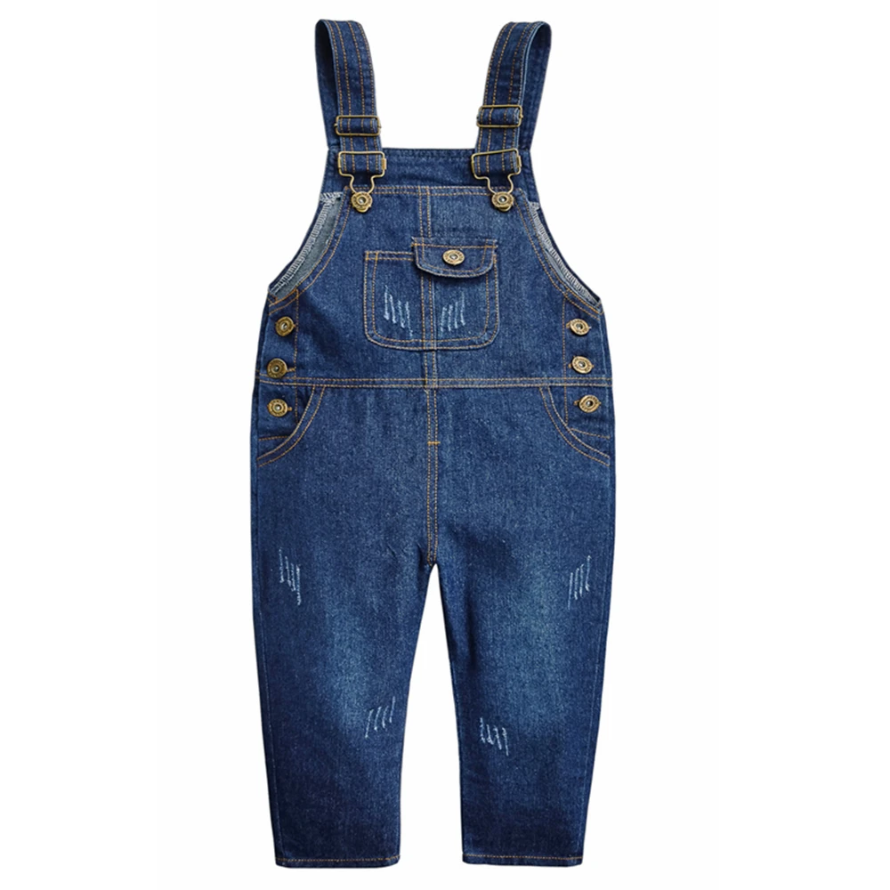 

Chumhey 0-8T Top Quality Kids Overalls Spring Boys Girls Bib Suspender Jeans Stretchy Denim Trousers Children Clothing Clothes