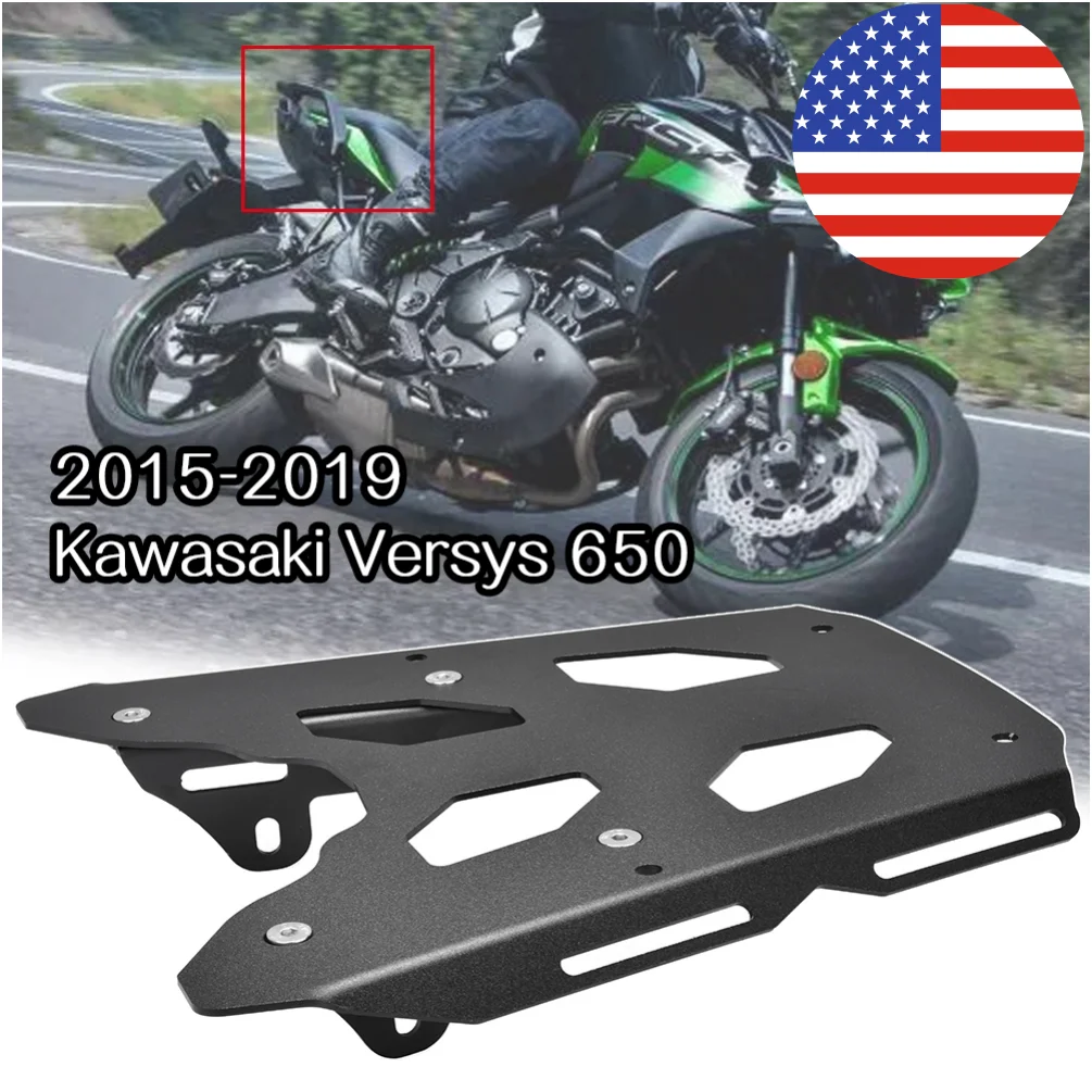 

Versy650 Rear Luggage Rack Carrier Top Case Support Holder Bracket For Kawasaki Versys 650 KLE650 2015-2024 2022 2020 2019 2018