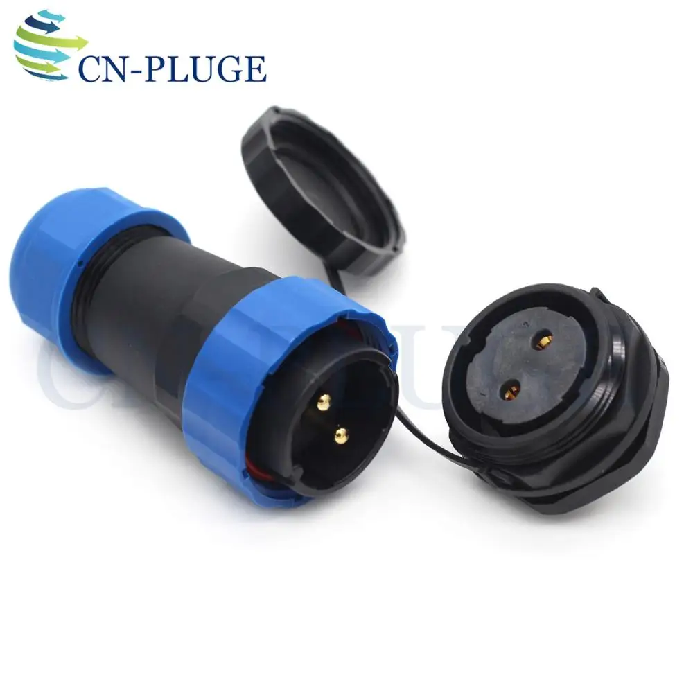 SP28  2 3 4 5 6 7 9 10 12 14 16 19 22 24 26 pin Waterproof Connector Plastic Aviation Connector  28mm Panel Mount IP68