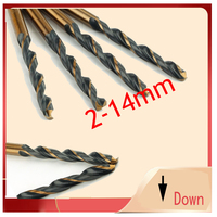Wholesales 1pc Twist Drill Bit HSS Drill Set 2.0-14.5mm, for Drilling on Cast Iron & Stainless Steel