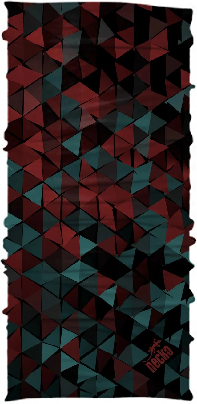 

Necko Geometric Triangles Buff Bandana Face Mask-DN390 460043236