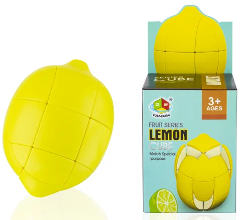 Nowa oryginalna FanXin Fruit Magic Cube Apple Banana Lemon zabawki edukacyjne dla dzieci łamigłówka Brithday Christmas Gift