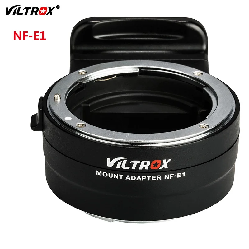 VILTROX NF-E1 Lens Adapter Ring Auto Focus Lens Adapter Aperture Control for Nikon F Lens to Sony E mount A7SI A7II A7II Camera