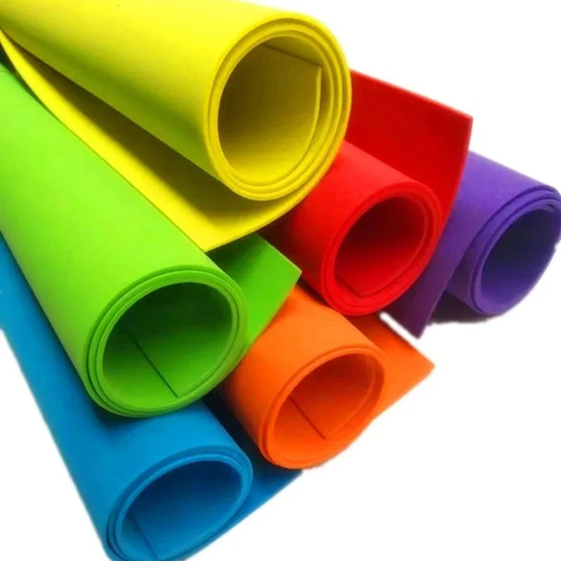 EPP 1 Mm Thickness 50 * 50 Cm EVA Foam Paper Sponge Foam KraFt PaPer Foamiran for DIY NeedLework Handcraft Flower