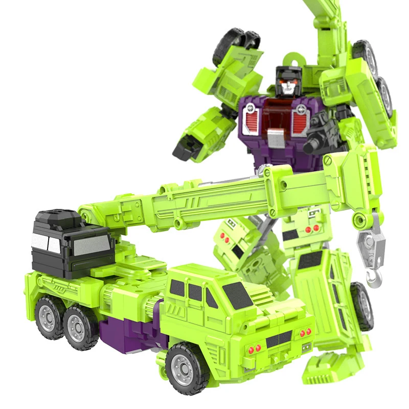 Transformatie Devastator Hercules 6In1 Action Figure Speelgoed Oversized Movie Model Vervorming Ko 8008 Auto Robot Figma Gifi Voor Kids