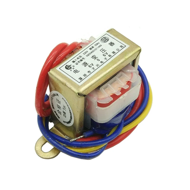 EI28 Power Transformer AC 6V 9V 12V 15V 18V 24V แรงดันไฟฟ้า1W ทองแดง Core อินพุต DB-1VA 220V/แรงดันไฟฟ้าคู่ทองแดง