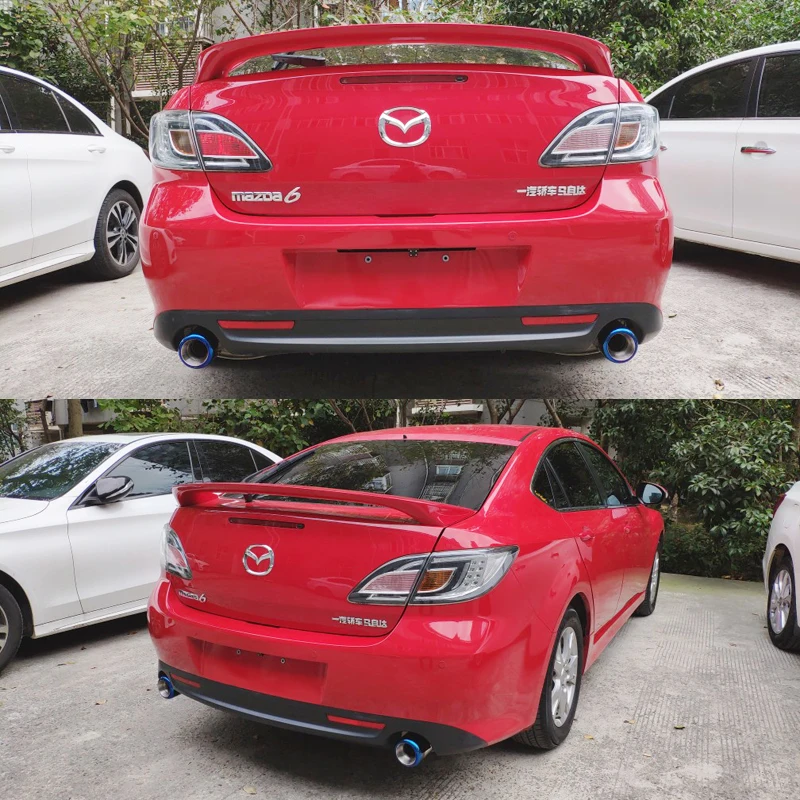 ステンレス鋼車のマフラーエンドパイプ排気ヒント 2012 2013 2014 2015 2016 マツダ 6 mazda3 アテンザスタイリングパーツワゴン