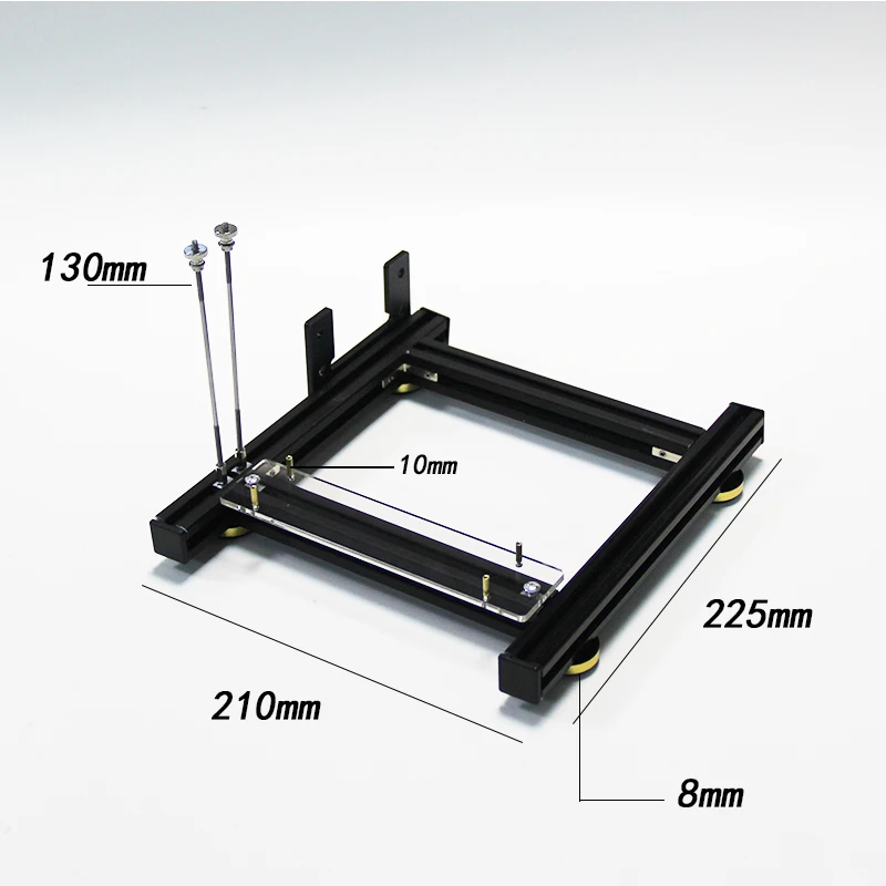 Graphics card holder DIY external graphics card base with power supply base for ATX PSU aluminum support EXP GDC graphics dock