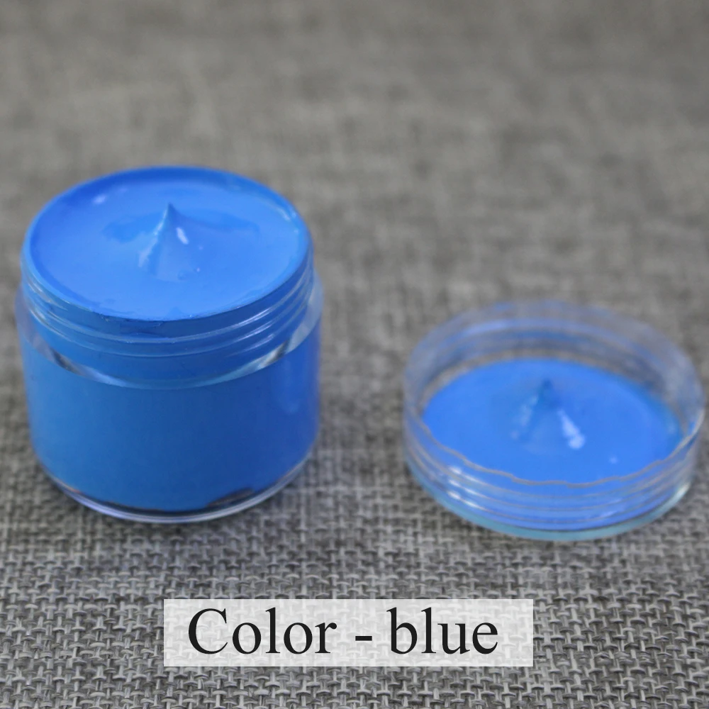 

Blue Leather Paint Specially Used for Painting Leather Sofa, Bags, Shoes and Clothes Etc with Good Effec,30ml,Free Shipping.