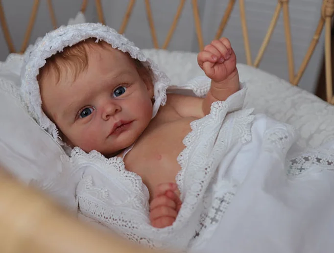 NPK 19inch Reborn Doll Kit Joleen Lifelike Soft Touch DIY unpainted Doll Parts