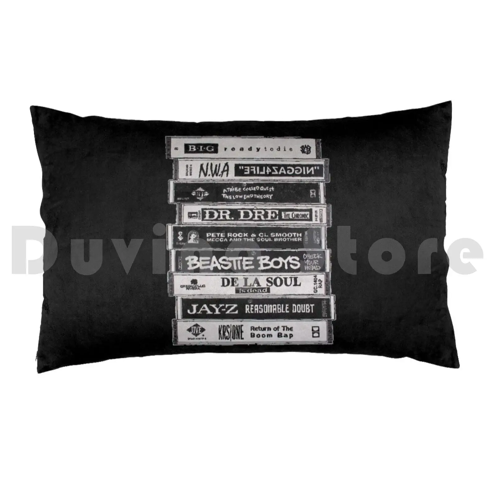 Hip Hop Tapes Pillow Case Printed 50x75 Hip Hop Rhymes Producers Dj Djing Mixing Scratching Soul J Dilla Jay