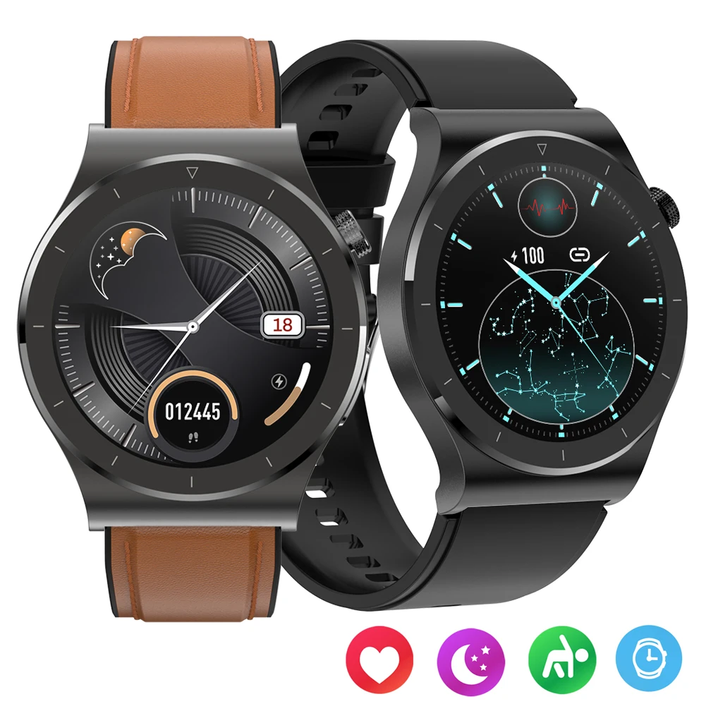 Touch Screen Smart Watch Heart Rate Blood Pressure Monitor Fitness Tracker Sport Wristwatch for iPhone XiaoMi OnePlus Phones