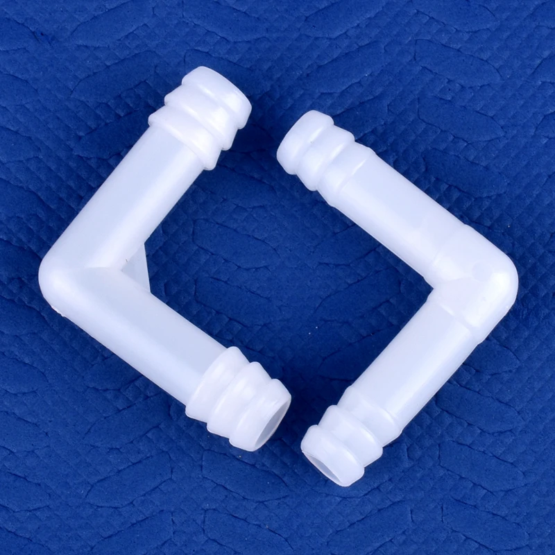 5~500pcs 8mm 10mm PE Elbow Connector Aquarium Tank Air Pump Hose Pagoda Joint Watering Irrigation Garden Water Pipe Connector