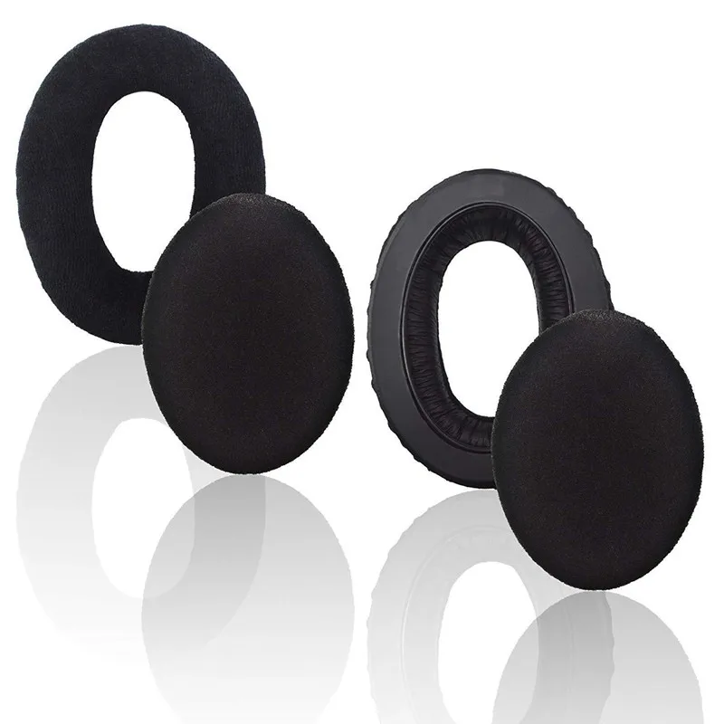 Pair Of Earpads For Sennheiser HD650 HD600 HD545 HD565 HD580 Headphone Ear Pads Velvet Leather Memory Foam Sponge Cover Earmuffs