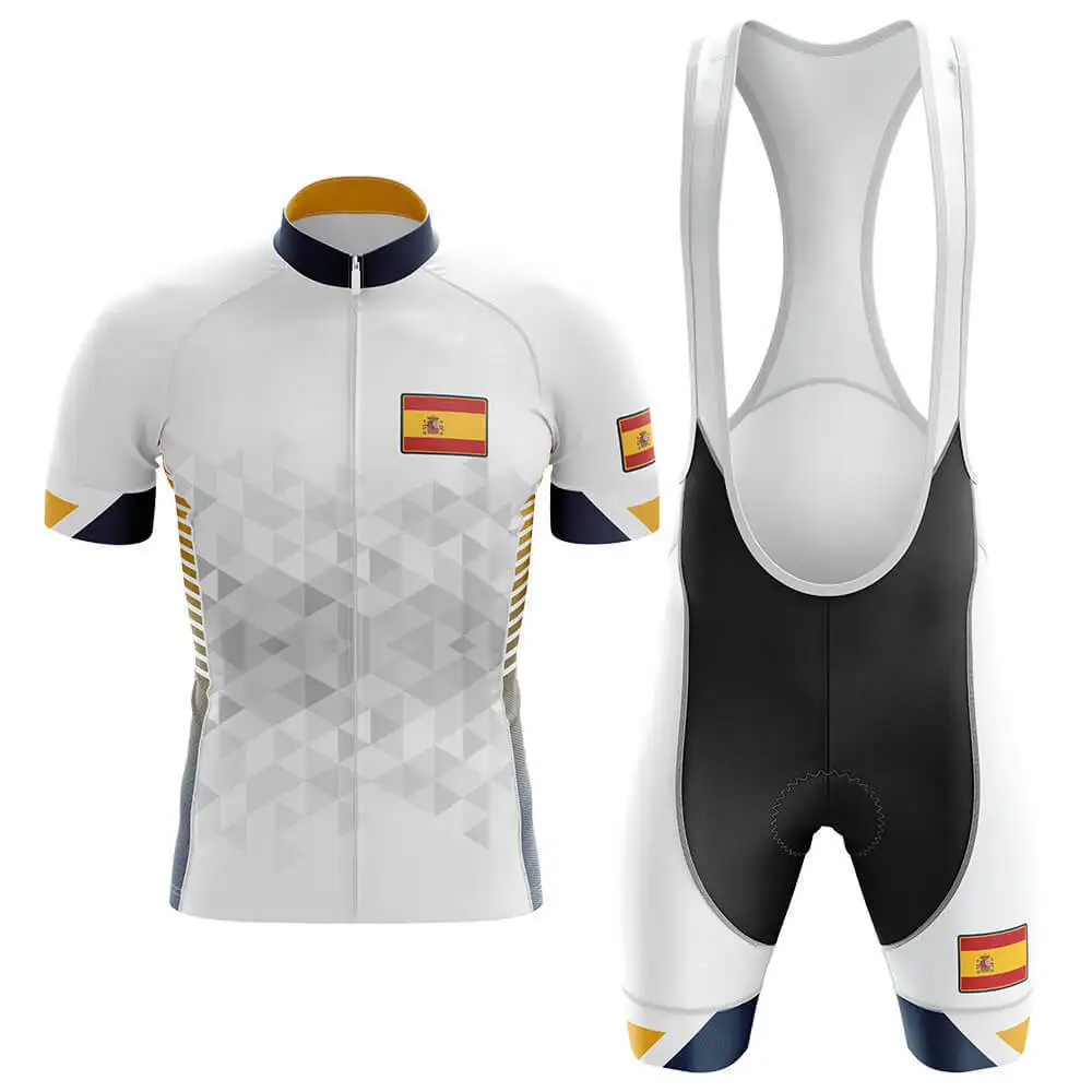 Cycling Jersey Set for Men, Bicycle Clothes, MTB, Bib Shorts, Breathable 20D Gel Pad, Quick Dry, Cycling Suit, Spain, Summer