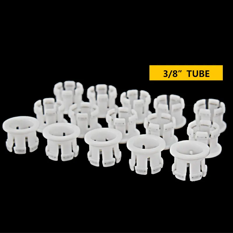 물 필터용 흰색 내부 클로 고정 링, 역삼투 시스템, PE 파이프 퀵 커넥터 액세서리, 내부 걸쇠, 3/8 인치