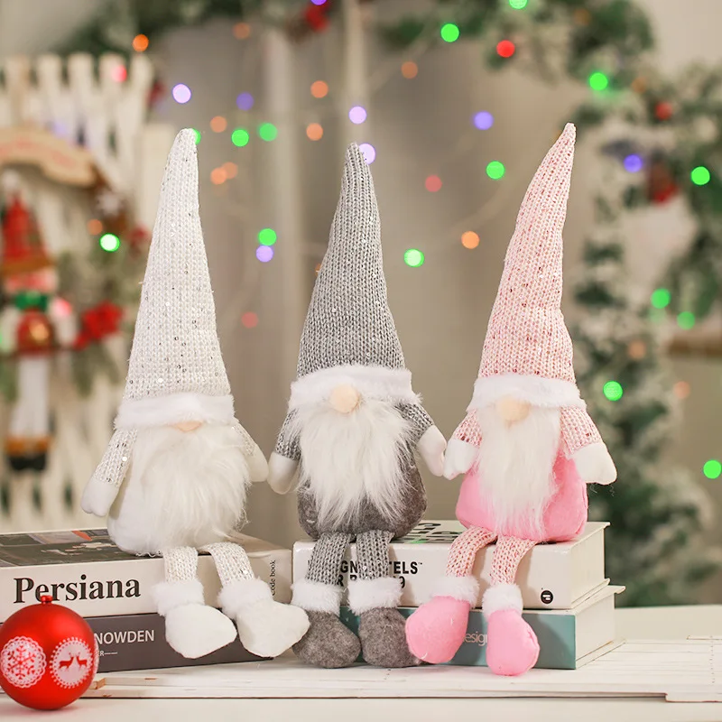 Nordic HOT!Gnome Christmas Faceless Doll Merry Christmas Decorations For Home Cristmas Ornament Xmas Navidad Natal New Year 2022