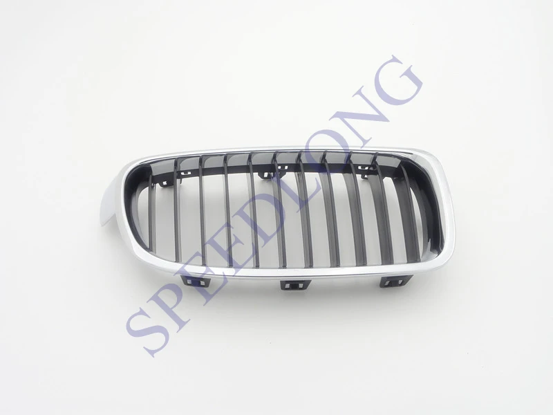 1PC Upper Chrome Grille Kidney Grill Insert RH 51137255412 for BMW 3 Series F30/F35 2012-2014