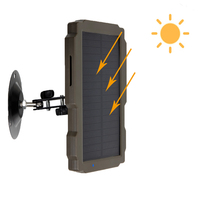 Outdoor Solar Panel  Solar Power Supply Charger Battery  for Suntek 9V  HC900 HC801 HC700 HC550 HC300 Trail Camera