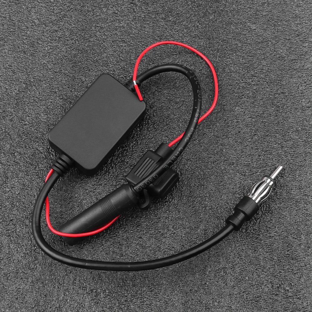 Auto Car Radio FM Antenna Signal Amp Amplifier Marine Car Vehicle Boat RV Signal Enhancer Device ANT-208 FM Aerial Wholesale