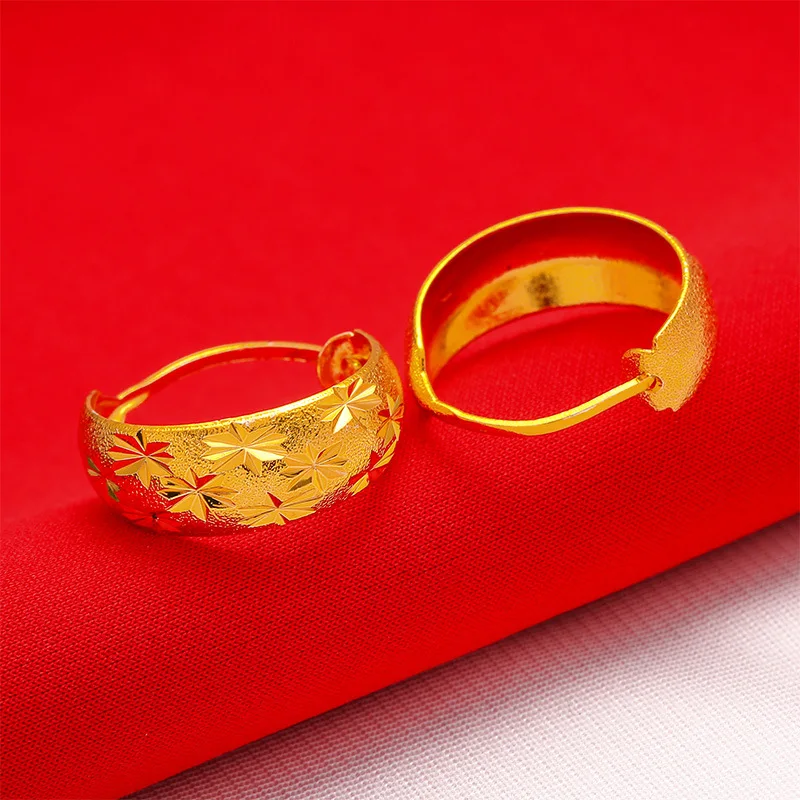 QEENKISS Gold Vintage Star Wide Round Hoop Earring For Woman Birthday Wedding Party Christmas Mother Girlfriend Lady Gift EG549