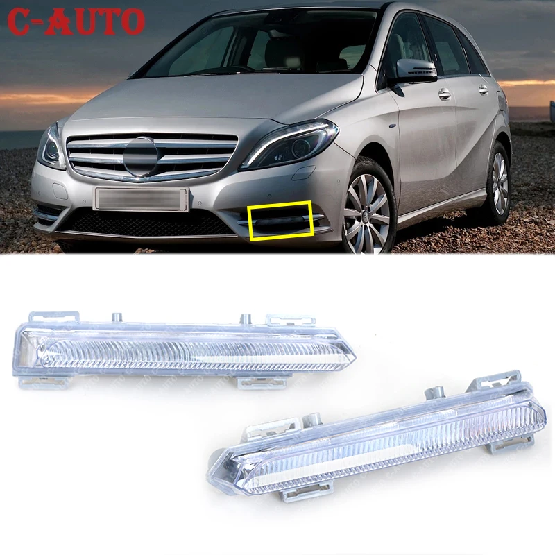 Car LED Daytime Running Light Fog lights For Mercedes-Benz A-CLASS W176 / B-CLASS W246 W242 B160 B180 B200 B260 A2049069100