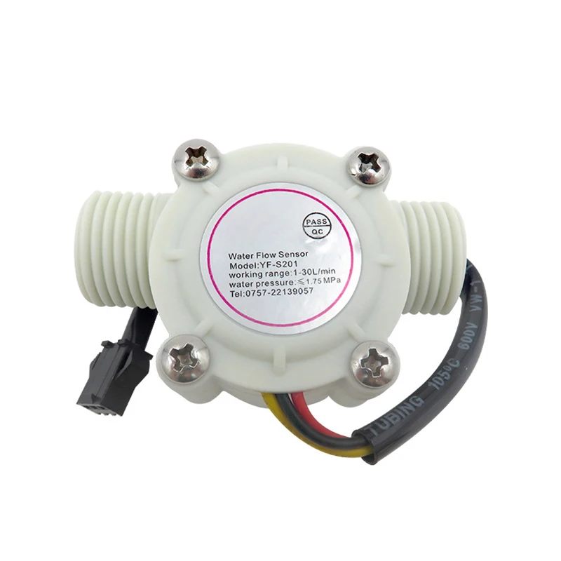 DN15 Water Flow Sensor 1.75MPa Hall Sensor Turbine Flowmeter DC5~18V Used To Measure The Flow Of The Medium